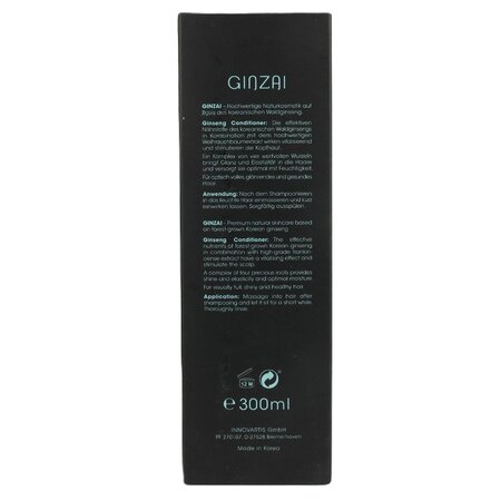 Balsam pentru par cu ginseng negru coreean, 300 ml, Ginzai 719171