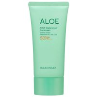 Crema solara cu CICA si Aloe Vera, SPF50+ PA++++, Waterproof, 100 ml, Holika Holika