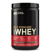 Pudra proteica din zer cu aroma de ciocolata Whey Gold Standard, 310 g, Optimum Nutrition
