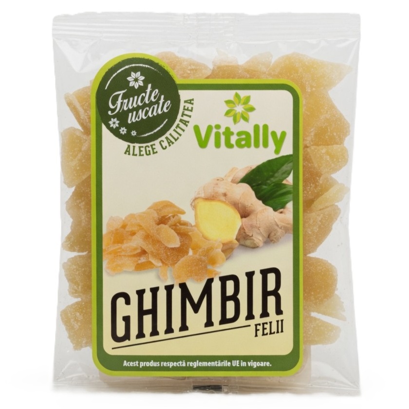 Ghimbir felii, 100 g, Vitally