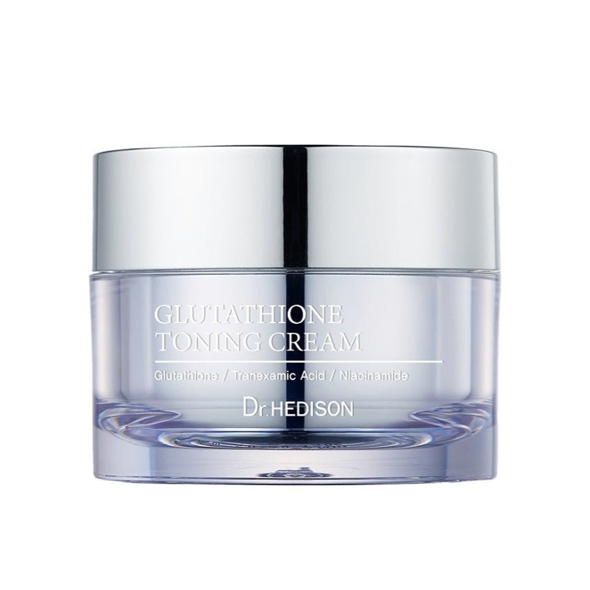 Crema iluminatoare anti-rid cu Glutation si Acid Tranexamic, 50 ml, Dr Hedison