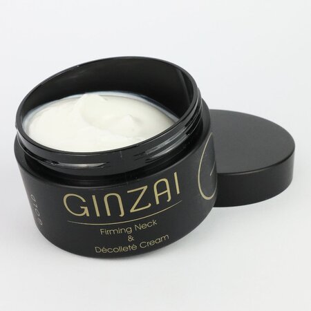 Crema pentru fermitatea gatului si decolteului cu ginseng negru coreean Gold, 100 ml, Ginzai 719403