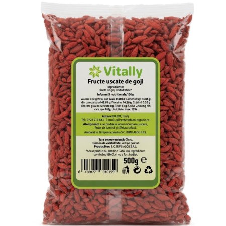 Goji fructe uscate, 500 g, Vitally 719419