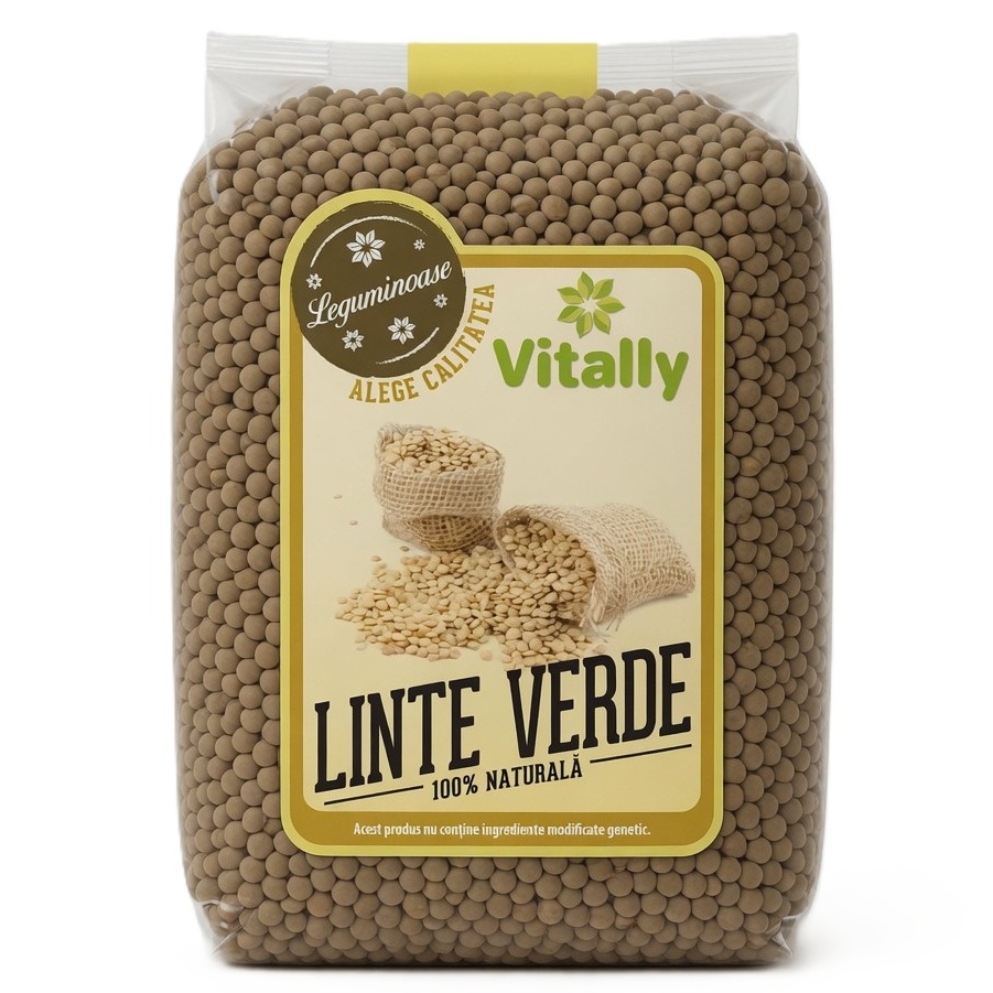 Linte verde, 500 g, Vitally