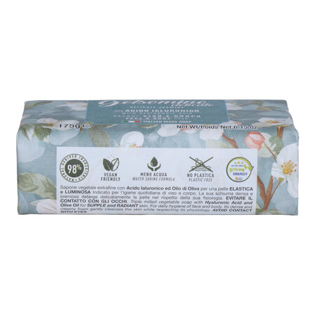 Sapun vegetal cu acid hialuronic si ulei de masline, Iasomie, 175 g, Iteritalia 719438