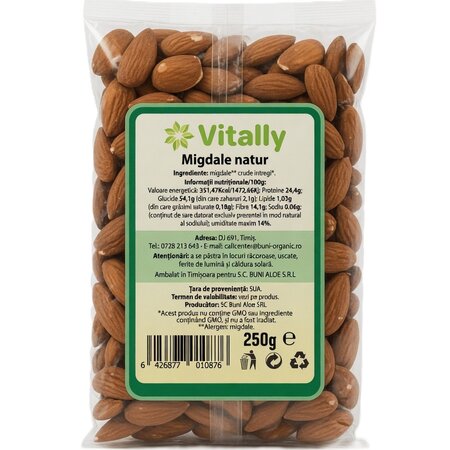 Migdale natur, 250 g, Vitally 719441