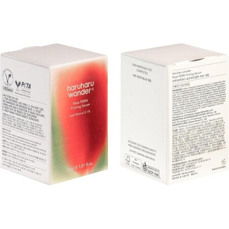 Serum facial pentru fermitate cu Rose PDRN, 30 ml, Haruharu Wonder 719514