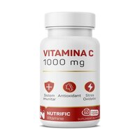 Vitamina C, 1000 mg, 50 capsule vegetale, Nutrific