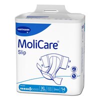 Scutece incontinenta severa adulti MoliCare Slip Extra Plus, marime XL, 30 bucati, Hartmann