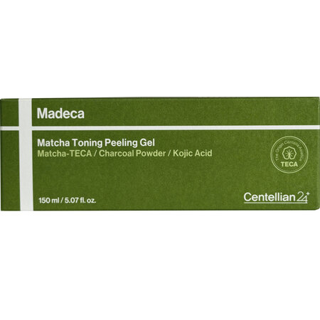 Gel de fata exfoliant cu Matcha-TECA si pudra de carbune Madeca, 150 ml, Centellian24 719576