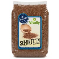 Seminte de in brun, 500 g, Vitally