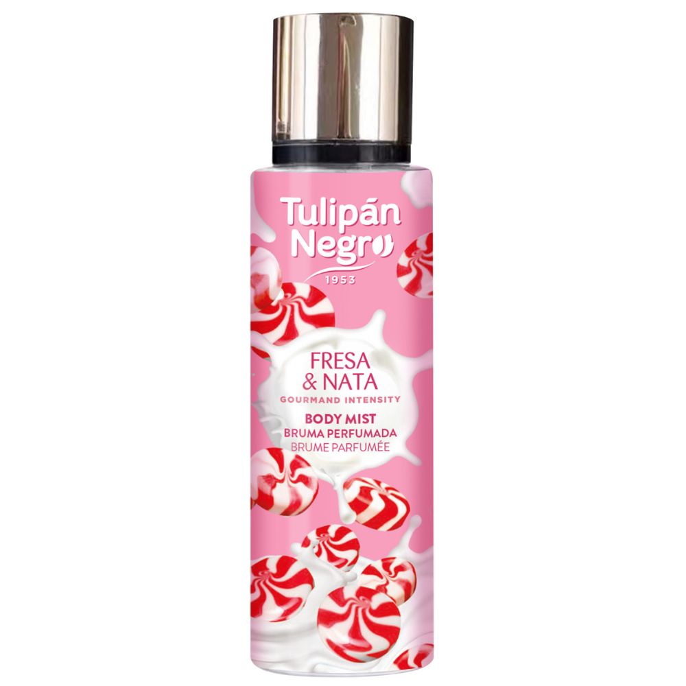 Spray de corp Fresa & Nata, 250 ml, Tulipan Negro