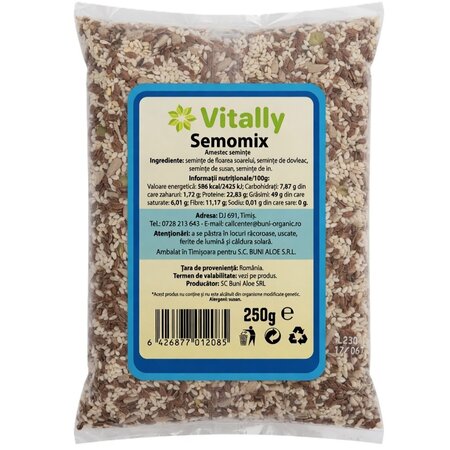 Amestec seminte Semomix, 250 g, Vitally 719604