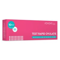 Test rapid de ovulatie, 10 benzi, Advent Life