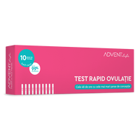 Test rapid de ovulatie, 10 benzi, Advent Life