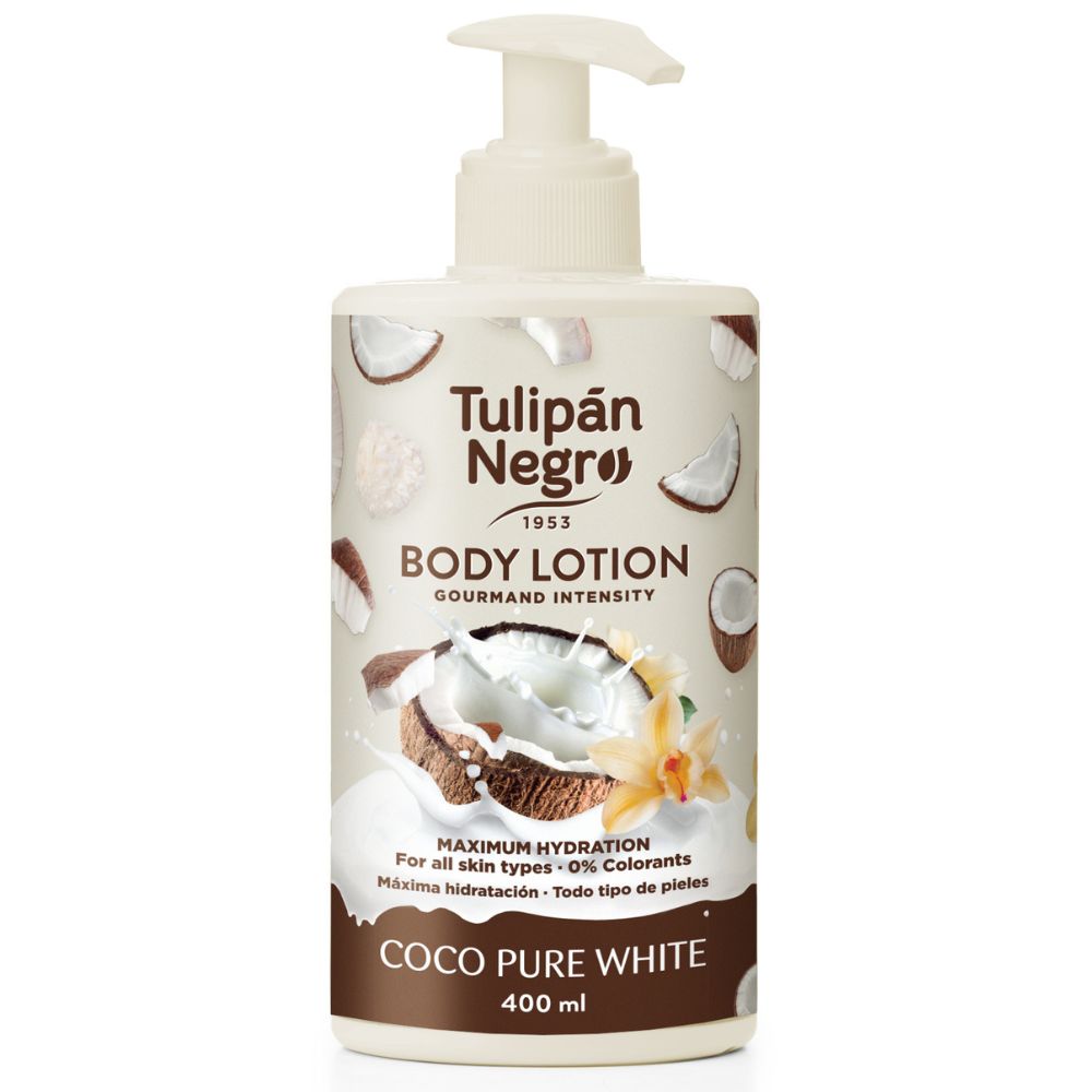 Lotiune de corp Coco Pure White, 400 ml, Tulipan Negro