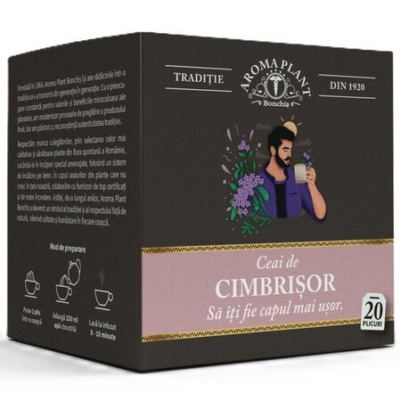 Ceai de cimbrisor, 20 plicuri, Aroma Plant 720008