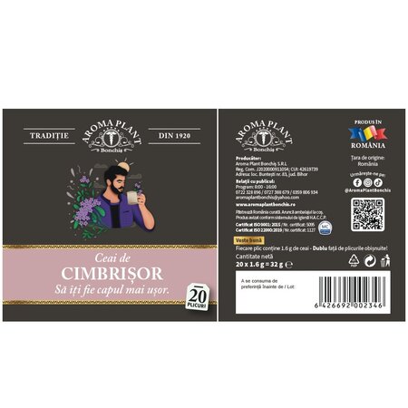 Ceai de cimbrisor, 20 plicuri, Aroma Plant 720009
