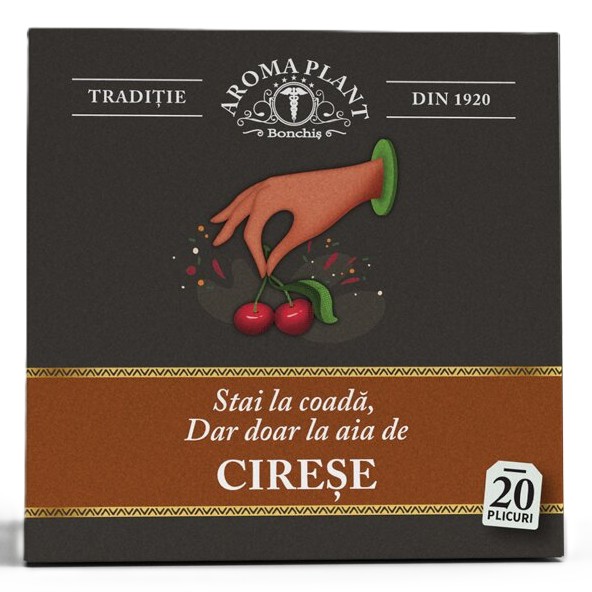 Ceai cozi de cirese, 20 plicuri, Aroma Plant