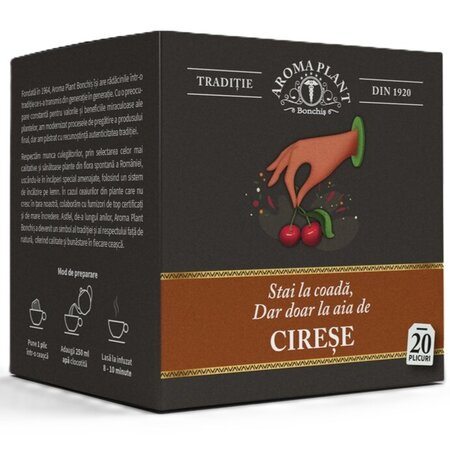 Ceai cozi de cirese, 20 plicuri, Aroma Plant 720045