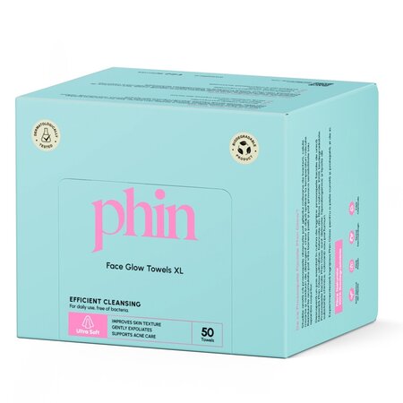Prosoape faciale Glow Towels XL, 50 bucati, Phin
