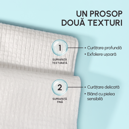 Prosoape faciale Glow Towels XL, 50 bucati, Phin 741045
