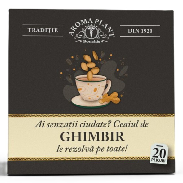 Ceai de ghimbir, 20 plicuri, Aroma Plant