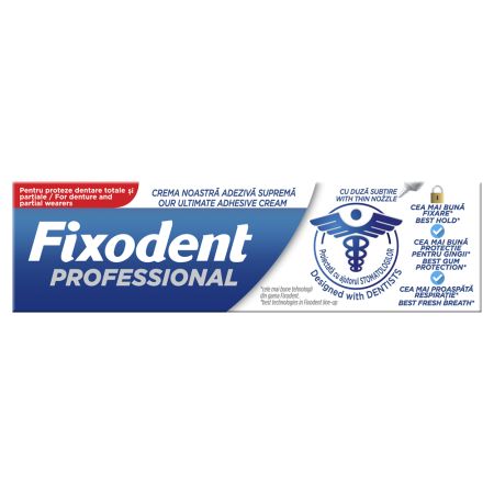 Crema adeziva pentru proteza dentara Professional, 40 g, Fixodent