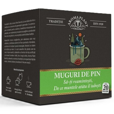 Ceai de muguri de pin, 20 plicuri, Aroma Plant 720142