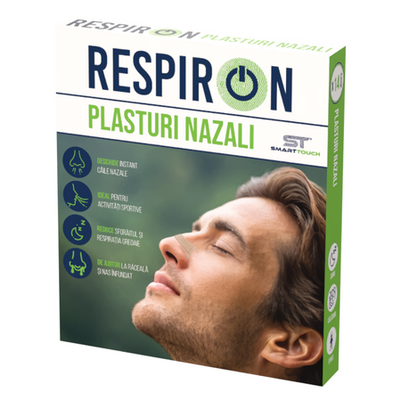 Plasturi nazali RespirON, 14 bucati, Smart Touch