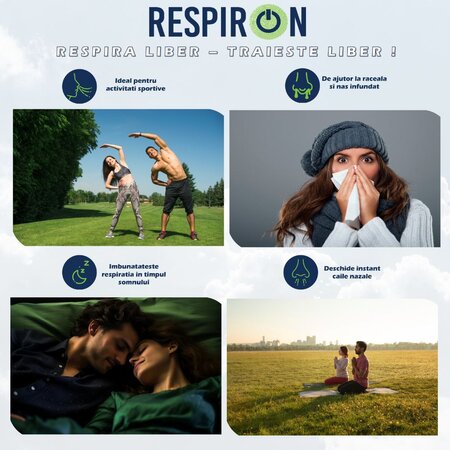 Plasturi nazali RespirON, 14 bucati, Smart Touch 720173