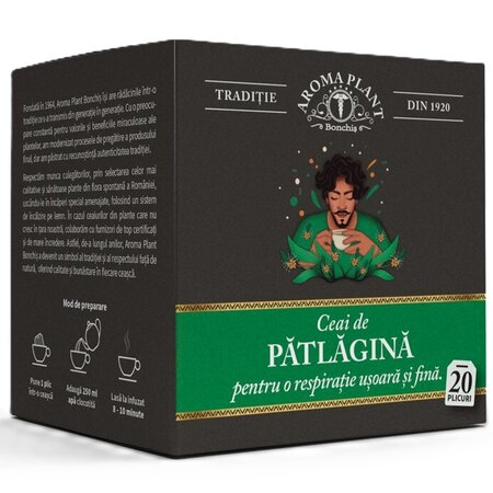 Ceai de patlagina, 20 plicuri, Aroma Plant 720188