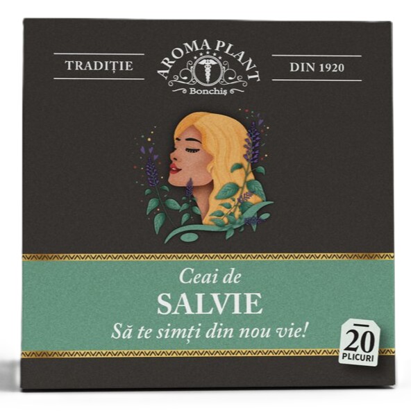 Ceai de salvie, 20 plicuri, Aroma Plant