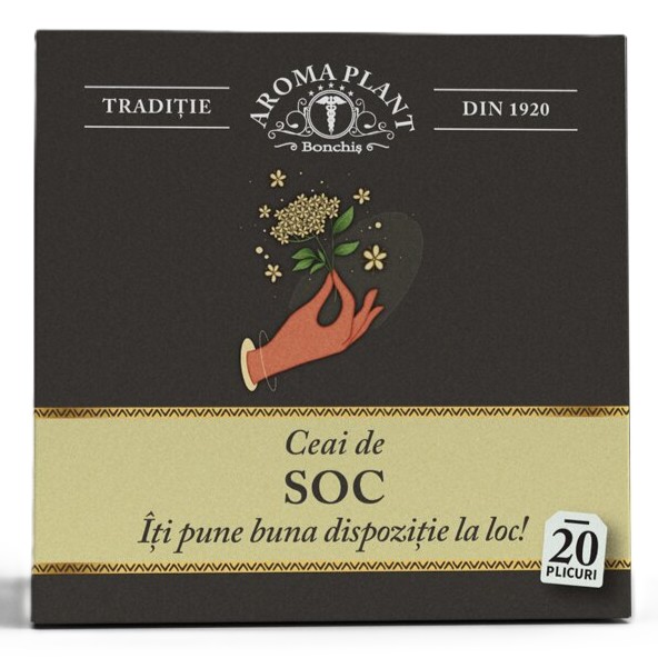 Ceai de soc, 20 plicuri, Aroma Plant