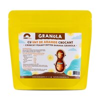 Granola cu unt de arahide si banane, 300 g, Sunday Bites