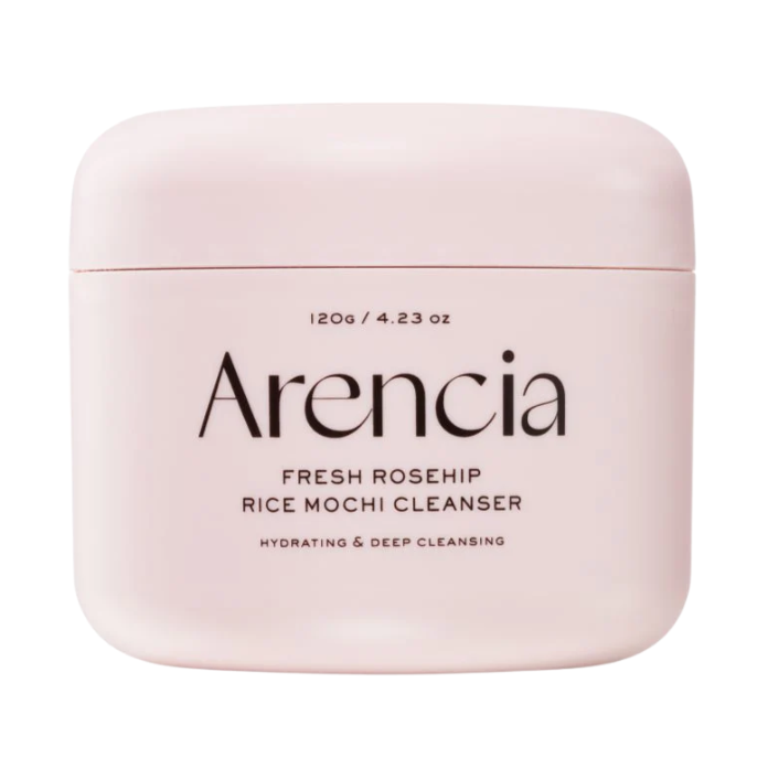 Balsam de curatare calmant cu macese, Fresh Rosehip Rice Mochi Cleanser, 120g, Arencia