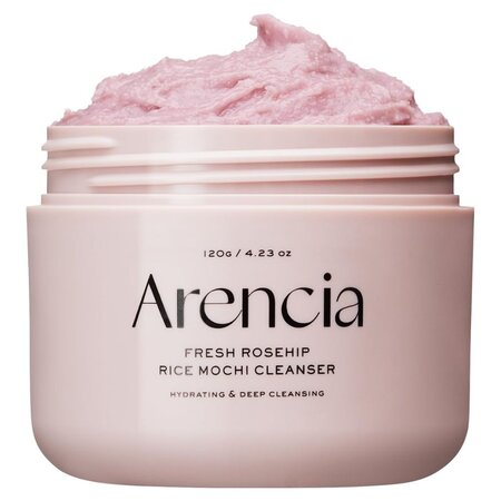 Balsam de curatare calmant cu macese, Fresh Rosehip Rice Mochi Cleanser, 120g, Arencia 720283