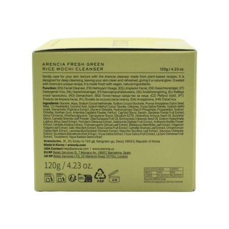 Balsam de curatare revitalizant, Fresh Green Rice Mochi Cleanser, 120g, Arencia 720346