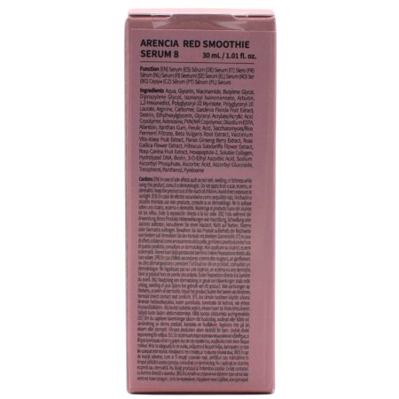 Serum anti-aging cu Niacinamide si Colagen, Fresh Red Smoothie 8, 30ml, Arencia 720383