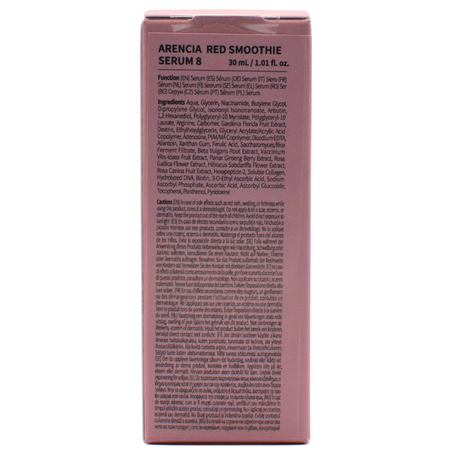 Serum anti-aging cu Niacinamide si Colagen, Fresh Red Smoothie 8, 30ml, Arencia 720383