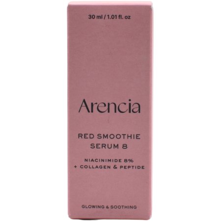 Serum anti-aging cu Niacinamide si Colagen, Fresh Red Smoothie 8, 30ml, Arencia 720382