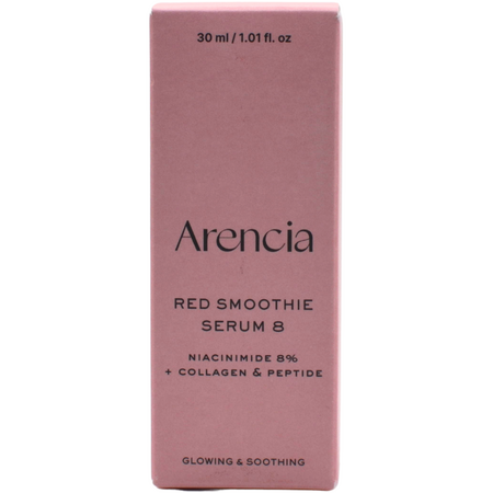 Serum anti-aging cu Niacinamide si Colagen, Fresh Red Smoothie 8, 30ml, Arencia 720382