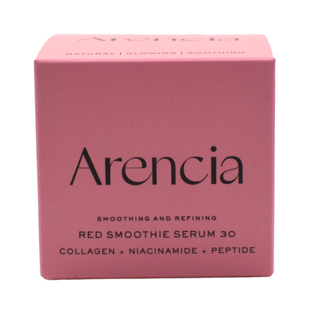 Ser gel pentru fermitate cu colagen si niacinamide Red Smoothie Serum 30, 50 g, Arencia 720395