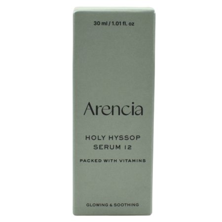 Serum pentru stralucire cu 8% Niacinamide, Holy Hyssop 12, 30 ml, Arencia 720408