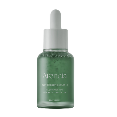 Serum pentru stralucire cu 8% Niacinamide, Holy Hyssop 12, 30 ml, Arencia
