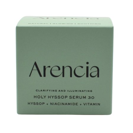 Serum tip gel pentru luminozitate si uniformizare, Holy Hyssop Serum 30, 50 g, Arencia 720413
