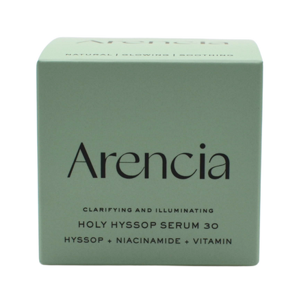 Serum tip gel pentru luminozitate si uniformizare, Holy Hyssop Serum 30, 50 g, Arencia 720413