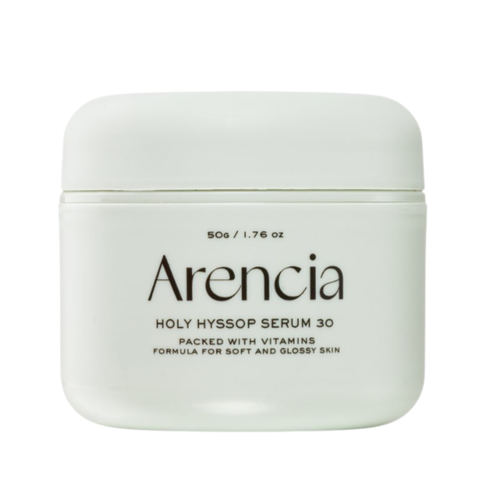 Serum tip gel pentru luminozitate si uniformizare, Holy Hyssop Serum 30, 50 g, Arencia