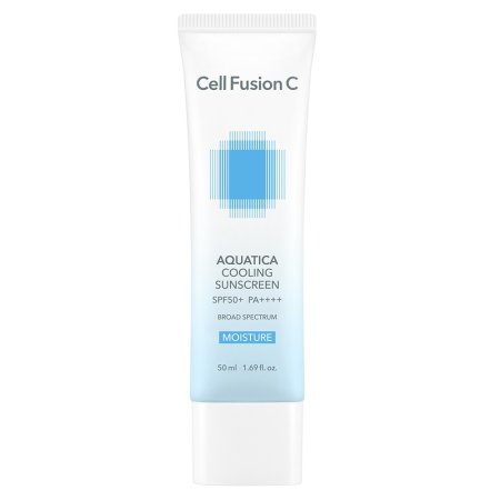 Crema de fata cu factor de protectie SPF 50+ PA++++ si efect de racorire Aquatica Cooling, 50 ml, Cell Fusion C 720453