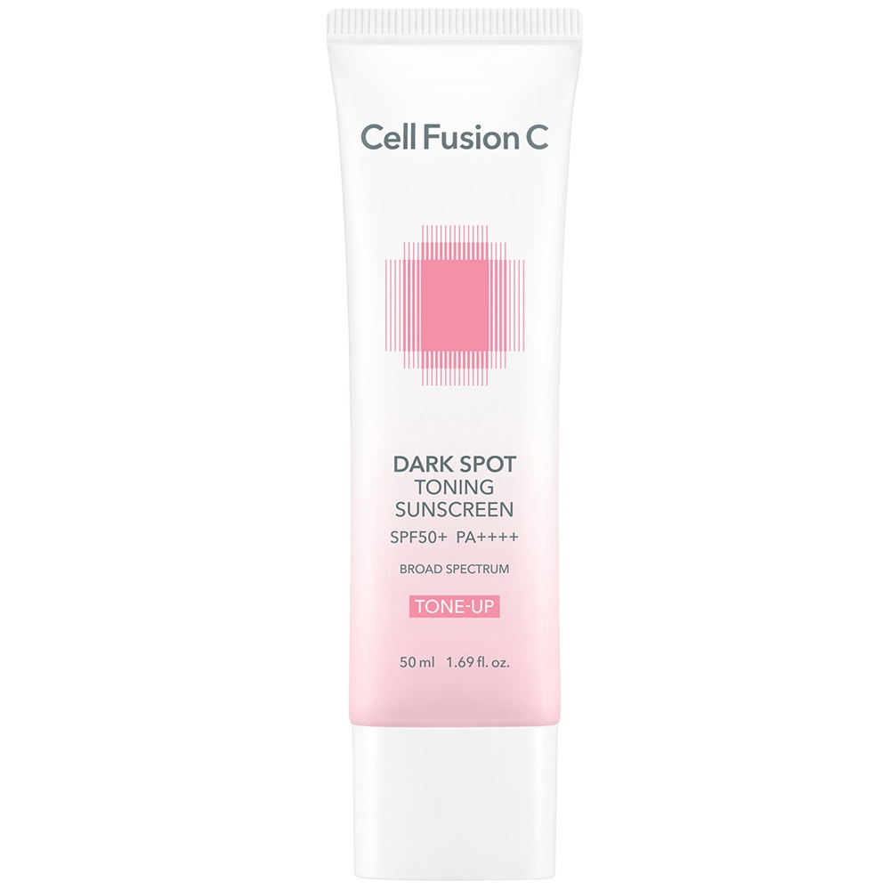 Crema de fata colorata cu factor de protectie SPF 50+ PA++++ anti-pete pigmentare Dark Spot Toning, 50 ml, Cell Fusion C